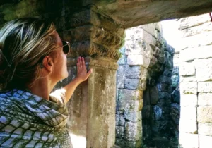 ankor wat selfie cambodja